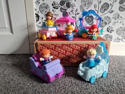 £5.50 • Buy 5 Fisher Price Little People Disney Princess Figures And Vehicles