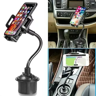 Universal Car Mount Adjustable Gooseneck Cup Holder Cradle For Cell Phone IPhone • $5.90