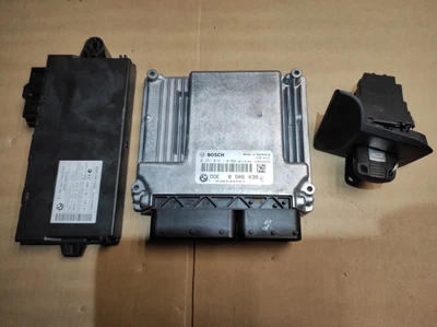 £160 • Buy BMW E90 320d N47 ECU DME DDE ENGINE CONTROL UNIT EWS CAS KIT 8506438 0281016110