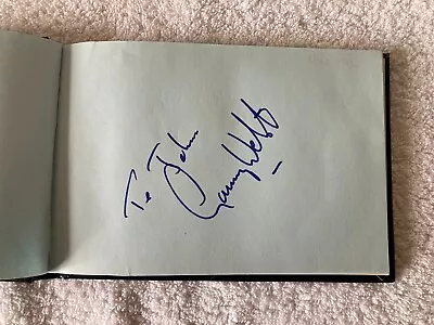 Gary Webster  British Actor  MINDER Signed Album Page Autographed • £2.50