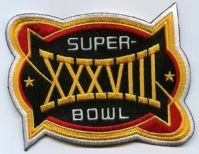 Nfl Championship Game Super Bowl Xxxviii Sb 38 New England Patriots Jersey Patch • $14.99