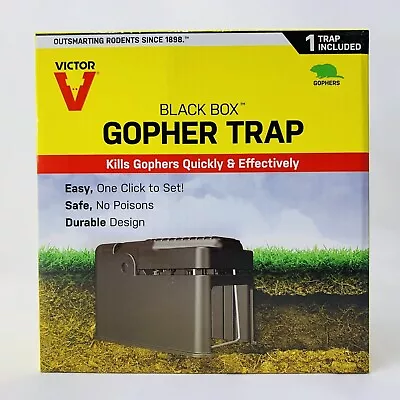 Gopher Trap Victor Black Box Gopher Trap - Easy Safe And Durable • $16.29
