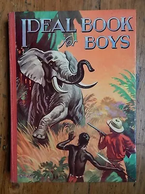 Ideal Book For Boys  vintage Annual Nice Condition .dean & Son • £8