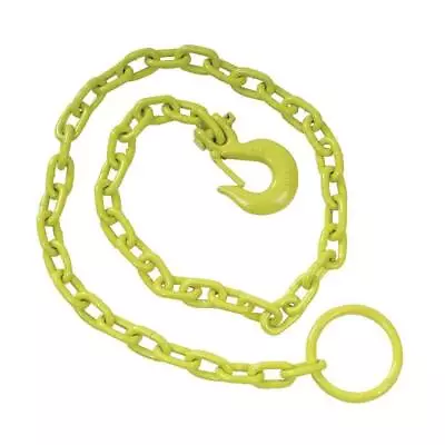 BrushGrubber 5-ft Grubber Tugger Chain W/ Ring 2.5  Anti-Backlash Spring Hook • $88.79