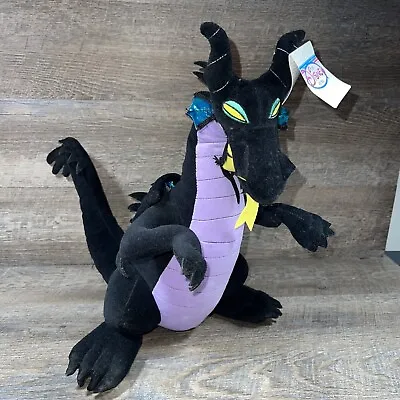 15  Walt Disney World Sleeping Beauty Villain Maleficent Black Dragon Plush Toy  • $22.50