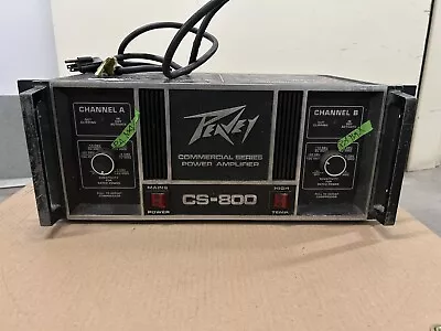 Vintage Peavey CS 800 Commercial Series Power Amplifier Currently AS IS Untested • $299.95