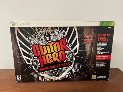 $900 • Buy Xbox 360 Guitar Hero Warriors Of Rock Band Bundle | Sealed New