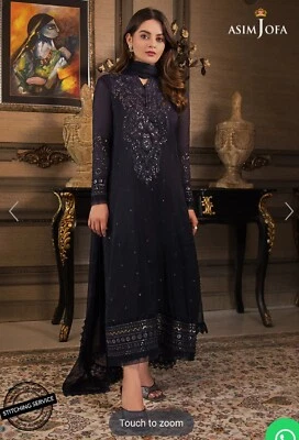 £59 • Buy Asim Jofa Original Stitched Shalwar Kameez Pakistani Indian Wedding Party Dress