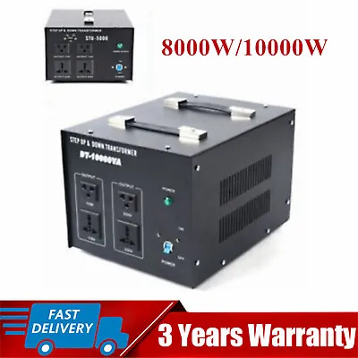 5000W/8000W Voltage Converter Transformer Step Up & Step Down 110V To/from 220V • $109