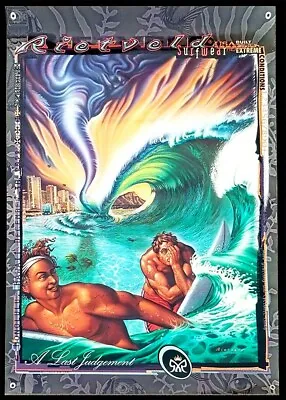 Vintage 1997 Rick Rietveld Last Judgement Hawaii Surfing Promotional Art Poster • $135