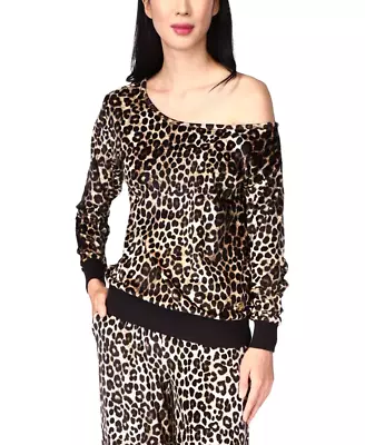 MICHAEL Michael Kors Cheetah Off-The-Shoulder Top 5B 1947 • $12.96