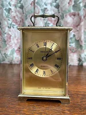 Vintage Metamec Quartz Carriage Mantle Clock Made In England • £20
