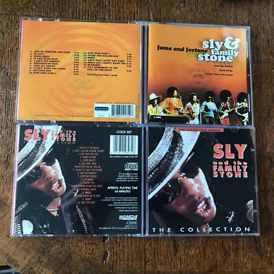 £5.74 • Buy 2 X Sly & The Family Stone CD Album Bundle Fame & Fortune & The Collection