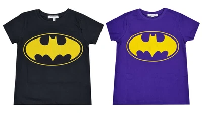 £3.95 • Buy Boys Girls Batman Tops T Shirts Marvel DC Comics Tops 4 Upto 10 Years
