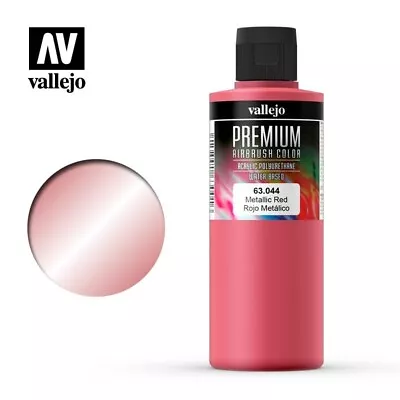 VAL63044 - Vallejo Premium Color - 200ml Pearl & Metallics Red • £3.95