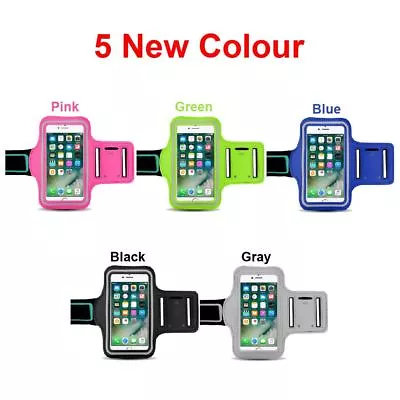 $6.50 • Buy Sport Gym Color Armband Arm Case Running Exercise For Apple IPhone 8 7 X 6S Plus