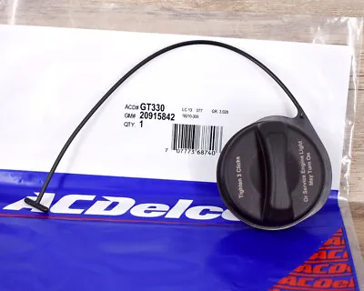 $14.55 • Buy Genuine For ACDelco Fuel Gas Tank Filler Cap GT330 OEM # 20915842 With Tether