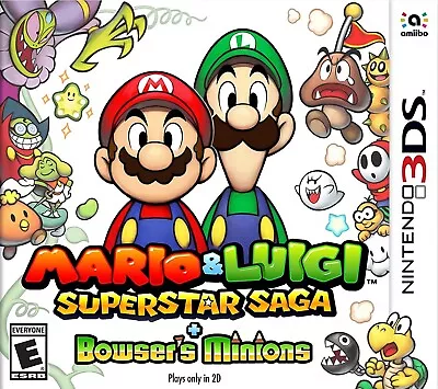 Mario & Luigi: Superstar Saga + Bowser's Minions [CART ONLY] (3DS) [PAL] • $103.12