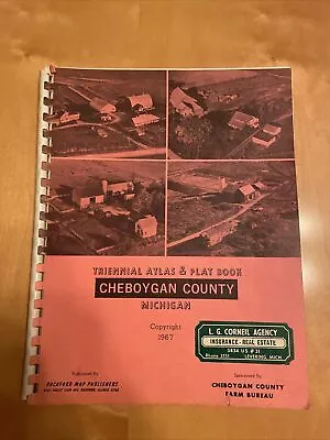 Cheboygan County Michigan Plat Book - 1967 • $9.99