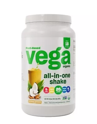 Vega One Organic All-In-One Shake Coconut Almond 24.3 Oz Powder  BB 08/2025 • $38.95