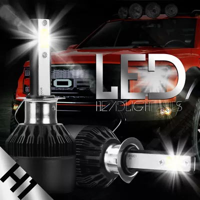 White 6000K High Power H1 388W 38800LM CREE LED Headlight Kit Hi/Low Beam Bulbs • $15.99