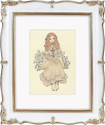 Vintage Style Frame For 8x10 Picture - Ornate Retro Frame With Mat For 5x7 Photo • $32.99