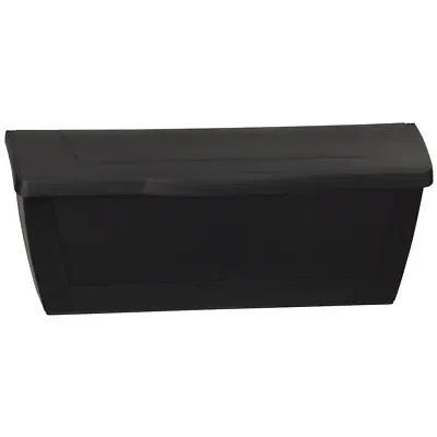 Black Wall Mount Mailbox T1 Classic Traditional Weatherproof Storage Outdoor • $16.92