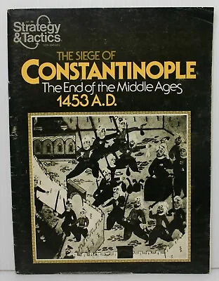 $10 • Buy Strategy & Tactics Magazine, Constantinople, #66, Unpunched, Missing 10 Pieces