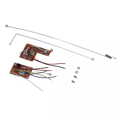 3X(1 Set 4CH 40MHZ Remote Transmitter & Receiver Board With Antenna For DIY RC C • £9.06