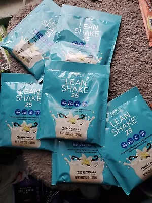 GNC TOTAL LEAN SHAKE 25...FRENCH VINILLA Lot Of 6  52g Sample Bags BB04/24 • $14.99