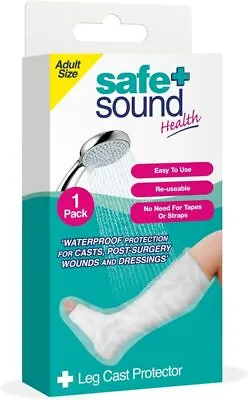 £6.40 • Buy Safe And Sound Leg Cast Protector, Reusable Waterproof Protector For Casts