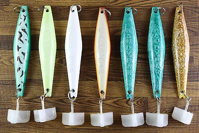 Candy Bar 6-1/2  Lure Iron Sr With Treble Hook LOT OF 7 • $56