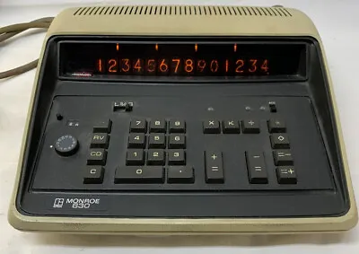 VERY RARE HTF Litton Monroe 630 Nixie Tube Calculator Adding Machine 1970s Canon • $999