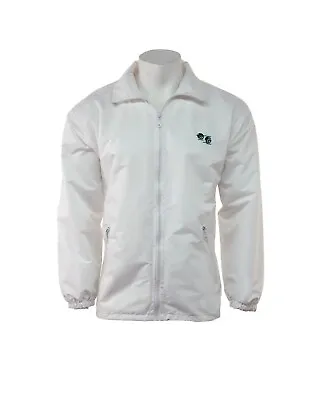 Bowls Mesh Lined Waterproof Hooded Jacket With Logo | Lawn Bowling • £20.95