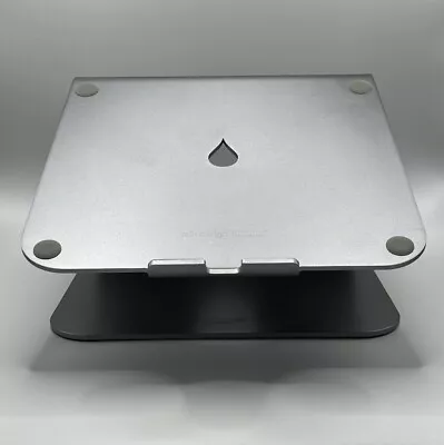 Rain Design MStand Silver Laptop Stand Desk Slip Resistant Aluminum • $29.08