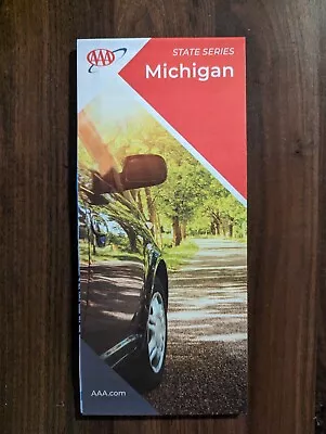 New AAA MICHIGAN STATE ROAD MAP   Highway Tour  MI  2021 • $6.75