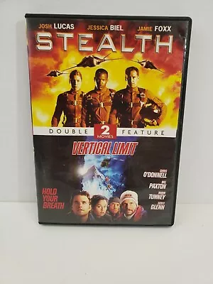 Stealth / Vertical Limit (DVD 2013) Double Feature Jamie Foxx Bill Paxton • $3