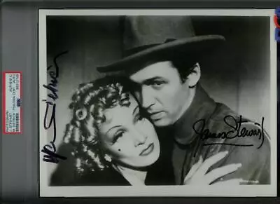 JAMES STEWART & MARLENE DIETRICH Signed Photo Destry Rides PSA/DNA Autograph • $399.99