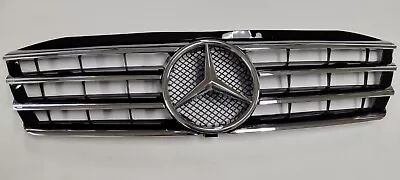 For M-Benz 01-07 W203 C-Class 4 Fin Front Grille Star • $180.99