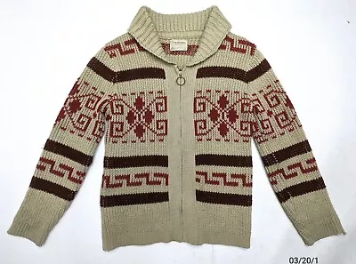 Vintage Pendleton Shawl Collar Cowichan Cardigan Sweater S • $10.50