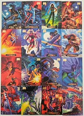 1994 Fleer Marvel Masterpieces Lot Of 16 Cards. Hildebrandt Bros. Excellent. (3) • $14.95