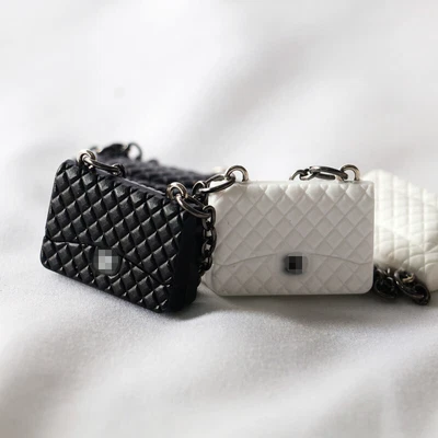 $4.69 • Buy 1:12 Scale Dollhouse Miniature Black White Handbags Chain Bags Dolls Dress Up