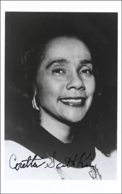 Coretta Scott King - Autographed Signed Photograph • $440