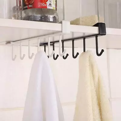 6 Hook Coffee Cup Mug Holder Hooks Shelf Multifunction Kitchen HangeUK M8N0 • $6.04