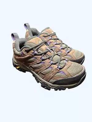 Merrell Women's Moab 3 Hiking Shoe Bracken Purple US 6.5 M • $61.75