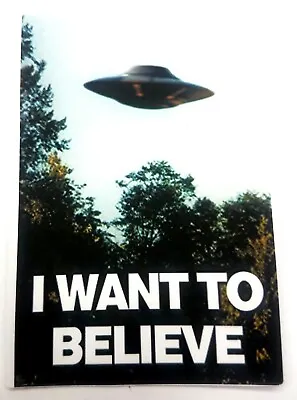 X-Files - Mulder's I Want To Believe Poster Vinyl Sticker • $9