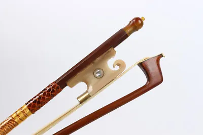 New Violin Bow 4/4 Brazil Wood Ox Horn Frog Natural AAA Bow Hair • $55