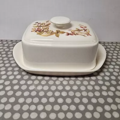 Marks And Spencer  Harvest  Melamine Butter Dish & Cover • £6.51