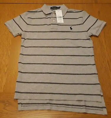 Bnwt 100% Authentic Ralph Lauren Grey Polo T-shirt - Extra Small Xs - Rrp £59.99 • £29.99