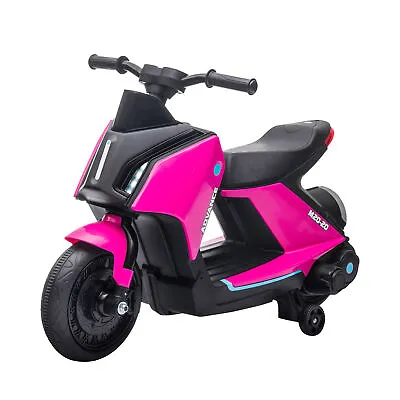 HOMCOM 6V Kids Electric Pedal Motorcycle Ride-On Toy Battery Powered Motorbike • £54.99